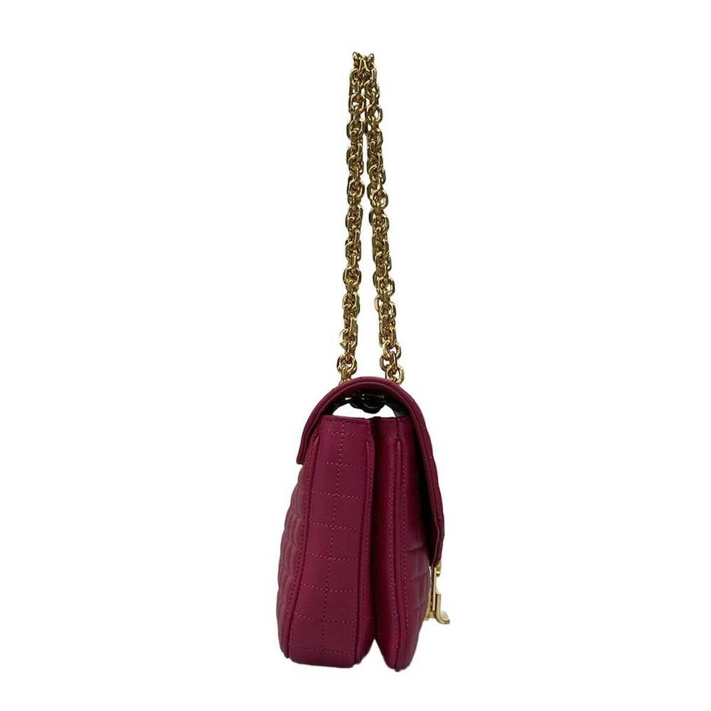 CELINE Shoulder Bag Quilted Chain Pink Leather - Picture 2 of 7